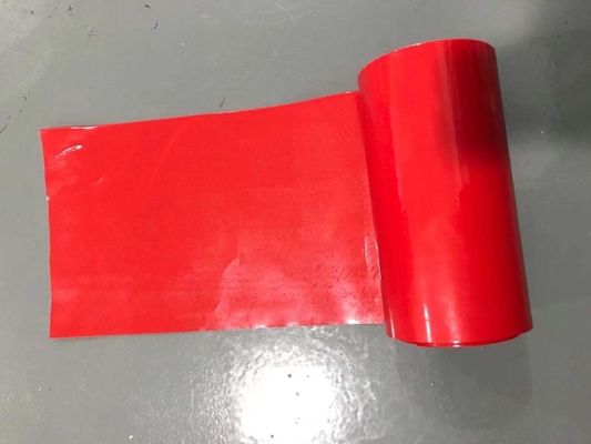 ฟิล์มปลดปล่อย HDPE สีแดง HDPE ซิลิโคนเคลือบซับปล่อยสำหรับเทปโฟม