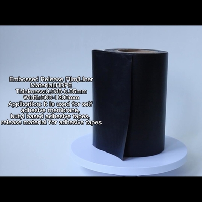 ฟิล์มปล่อยความร้อนที่มีลายนูน HDPE PE Pet ฟิล์มลามิเนต Bitumen Membranes