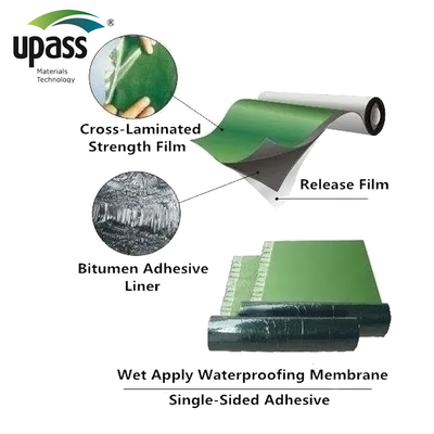 ผนังปล่อย HDPE ที่ทนทาน UV สําหรับหลังคา ผนังใต้หลังคา กันน้ํา