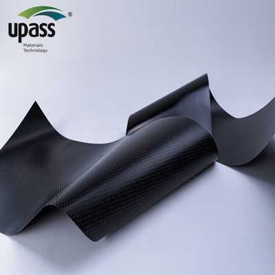 วัสดุพื้นผิวพลาสติก HDPE cross laminated film สําหรับผนังหลังคากันน้ําแบบพอลิเมอร์ที่ปรับปรุง