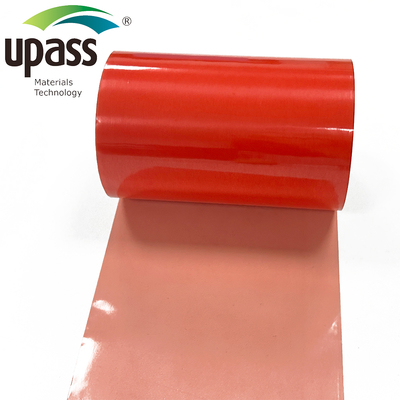ฟิล์มปลดปล่อย MOPP สีแดง ขนาด 100x55 ซม. เคลือบซิลิโคนด้านเดียว