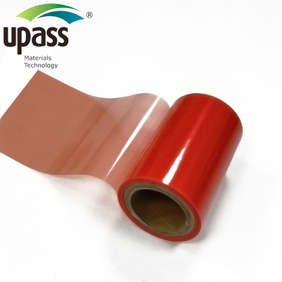 ฟิล์มปลดปล่อย MOPP สีแดง ขนาด 100x55 ซม. เคลือบซิลิโคนด้านเดียว