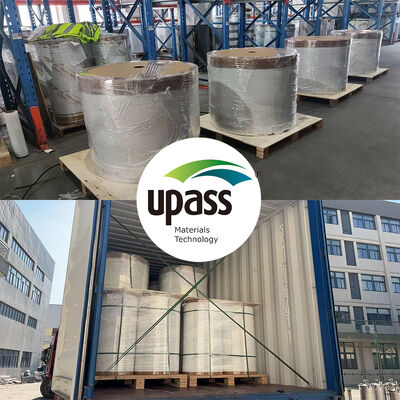 หนาเทป 003 ถึง 015 มิลลิเมตร พลังการปล่อย พอลิโพรพีเลน PP ซิลิโคนเคลือบ ลายการปล่อย บีทูเมน ผนังกันน้ํา