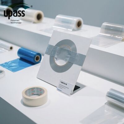 HDPE Cross Laminated Film Polyester / PET Release Liner Carrier สําหรับเทปแนบ PET สูงสีฟ้า