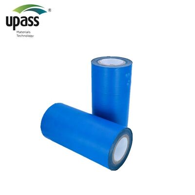 HDPE Cross Laminated Film Polyester / PET Release Liner Carrier สําหรับเทปแนบ PET สูงสีฟ้า