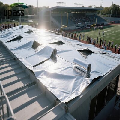 Aluminum Foil Roof Membrane Carrier Waterproof Material for House Repairs Crack and Leak Proof Cut-to-Size Service Available