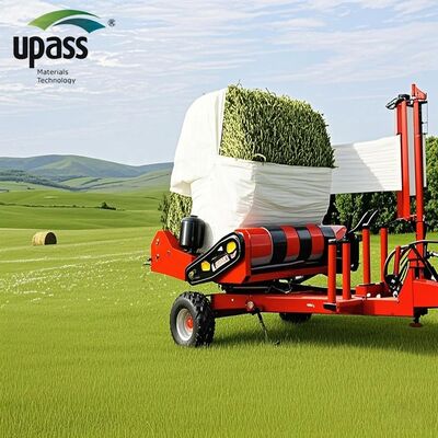 6 มิล LLDPE สีเขียว ฟิล์มการเกษตร Silage สําหรับปกบังเกอร์ ใช้ในเรือนกระจก ความชื้น / กันน้ํา 5 ชั้น การสร้างการตัด