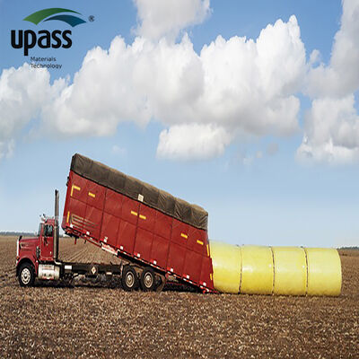 High Efficiency Cotton Bale Wrap Film | RFID Enabled PE Film for Cotton Pickers
