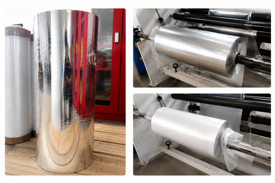150μm VMPET อลูมิเนียม PET หนัง laminated สําหรับการแยกหุ้มและป้องกันความชุ่มชื้นของบรรจุบรรจุเรือ