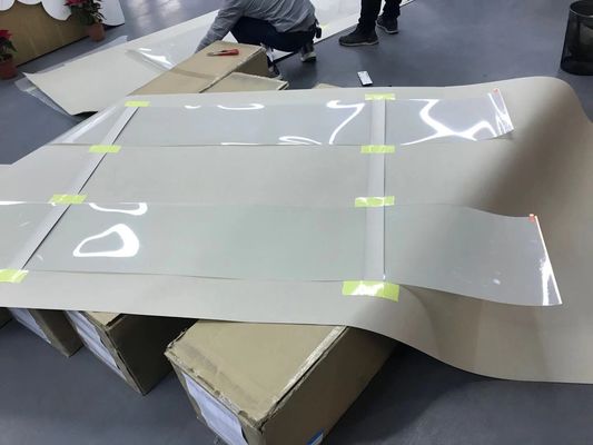 แอพพลิเคชั่นกระจก Self Adhesive PDLC Smart Film สีขาว