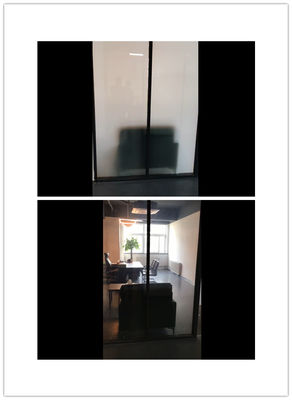 แอพพลิเคชั่นกระจก Self Adhesive PDLC Smart Film สีขาว