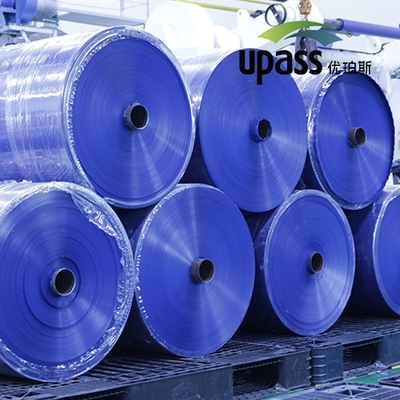 ฟิล์มพลาสติกโพลีเอทิลีนความหนาแน่นสูงพื้นผิวฟิล์มพลาสติก Hdpe