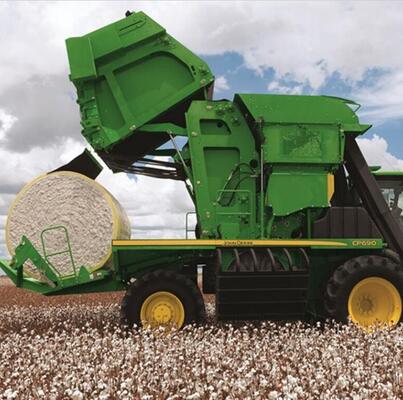 แรปฝ้ายป้องกันริ้วรอย Cp690/Cp770 สำหรับใช้กับเต็นท์เก็บเกี่ยว ฟิล์มพันก้อนฝ้ายสำหรับเครื่องจักร
