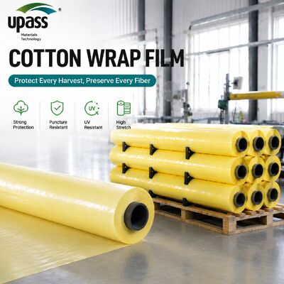ฟิล์มพันผ้าฝ้าย HDPE – ทนต่อรังสียูวีสำหรับการจัดเก็บกลางแจ้ง (6-18 เดือนในออสเตรเลียและบราซิล)